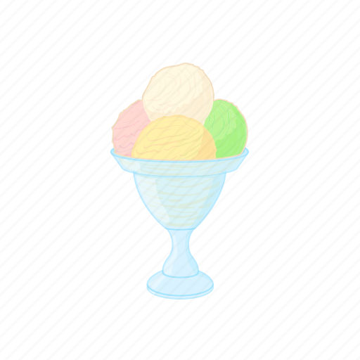 Bowl, caramel, cartoon, cream, dessert, vanilla, white icon - Download on Iconfinder
