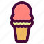 dessert, ice cream, sweet, food, ice cream cone 
