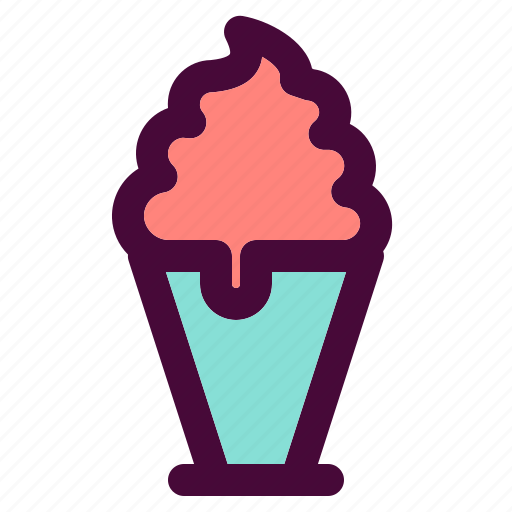 Dessert, ice cream, sweet, drink, food, milk shake icon - Download on Iconfinder