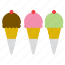 cone, cornet, food, ice cream, ice-cream, scoop, shop