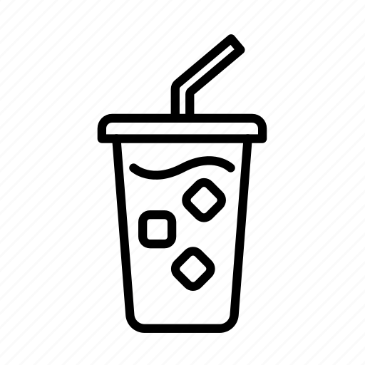 Cafe, coffee, drink, glass, iced icon - Download on Iconfinder