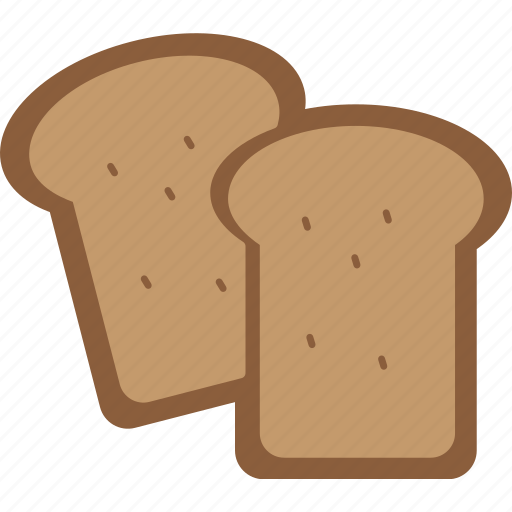 Baked, bread, breakfast, food, toast, eating, kitchen icon - Download on Iconfinder