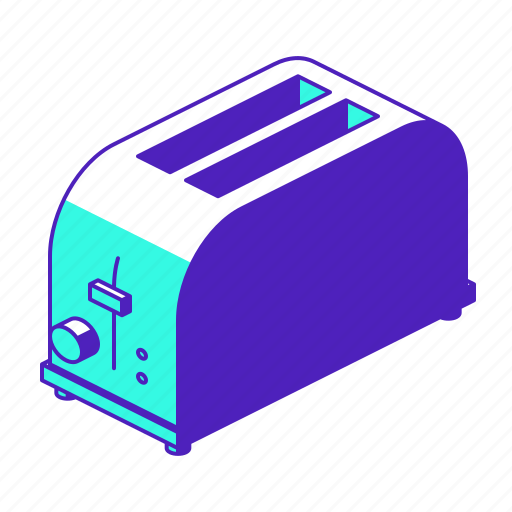 Toaster, bread, toast, slice toaster, appliance, kitchen icon - Download on Iconfinder