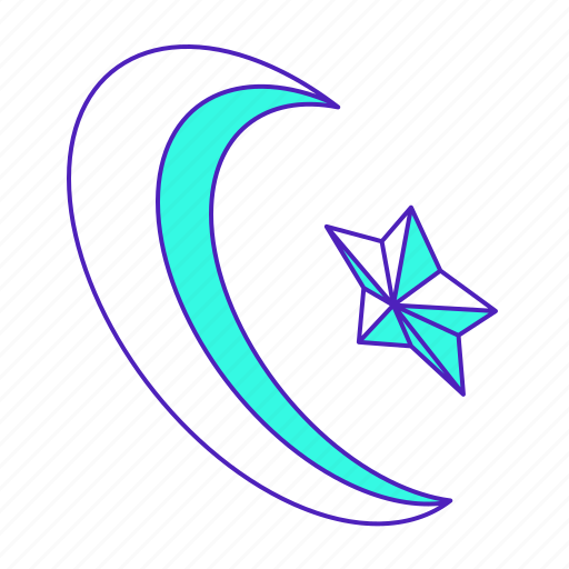 Star, crescent, islam, muslim, ramadan icon - Download on Iconfinder