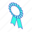 award, ribbon, badge, medal, achievement, winner 