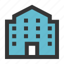 building, education, hotel, house, school, store