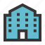 building, education, hotel, house, school, store 