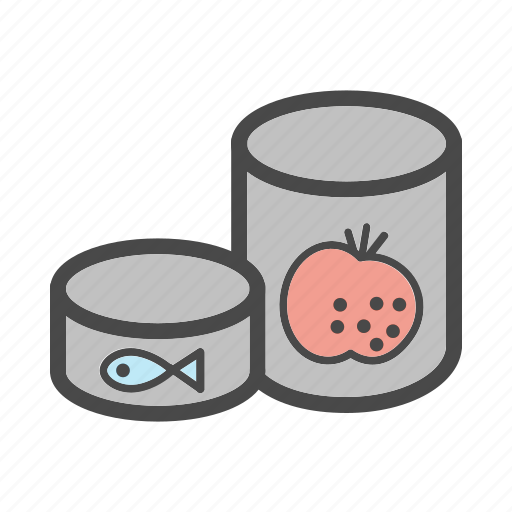 Canned food, category, fish, food, market, tomato icon - Download on Iconfinder