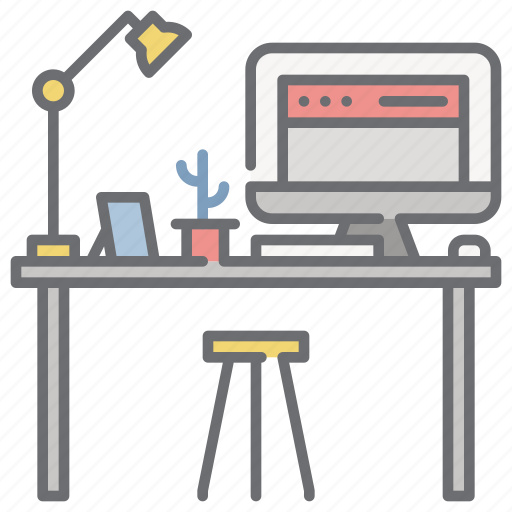 Creative, desk, desktop, office, workspace icon - Download on Iconfinder