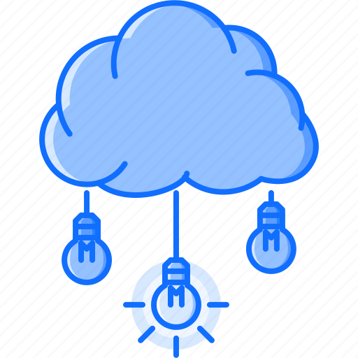 Air, brainstorm, bulb, cloud, idea, light, storm icon - Download on Iconfinder