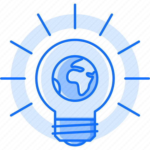 Bulb, creative, earth, global, idea, mass, planet icon - Download on Iconfinder