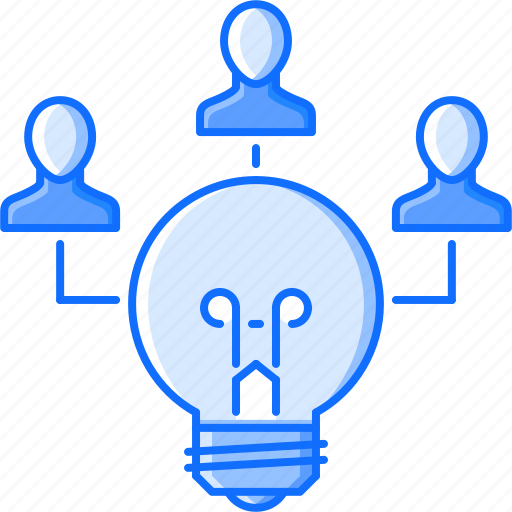 Brainstorm, bulb, creative, idea, people, team icon - Download on Iconfinder