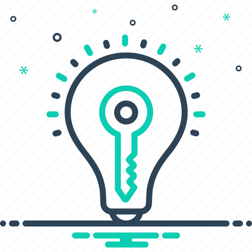 Key idea, idea, innovation, creativity, lightbulb, protection, encryption icon - Download on Iconfinder