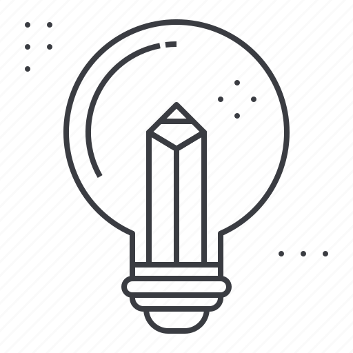 Art, creative, idea, light bulb, pencil icon - Download on Iconfinder
