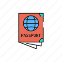 passport, id, card, document