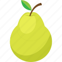food, fruit, iconset, illustrative, palpable, pear, tangible 