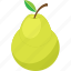 food, fruit, iconset, illustrative, palpable, pear, tangible 