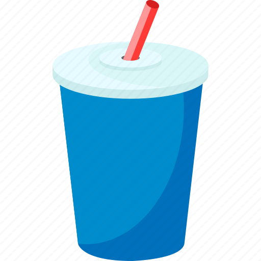 Beverage, soda, drink, cup, straw icon - Download on Iconfinder