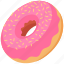 donut, doughnut, food, glacing, palpable, sprinkles, sweets 