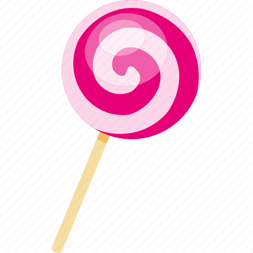Candy, food, illustrative, lollipop, palpable, stick, sweets icon - Download on Iconfinder