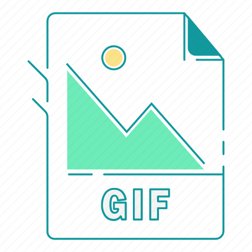 Extension, file type, format, gif, image, type icon - Download on Iconfinder