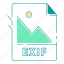 exif, extension, file type, format, image, type 