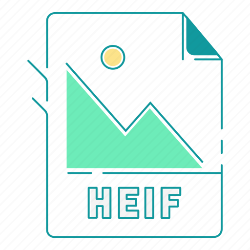 Extension, file type, format, heif, image, type icon - Download on Iconfinder