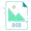 dib, extension, file type, format, image, type 