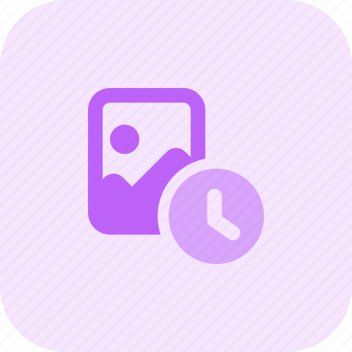 Image, time, photo, files, tritone icon - Download on Iconfinder