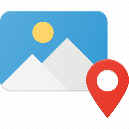 Geolocatin, image, location, photo, photography, picture, pin icon - Download on Iconfinder