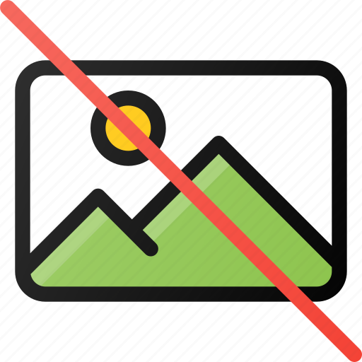 No, image, picture, photo, photography, disabled icon - Download on Iconfinder
