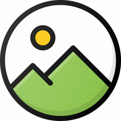 Round, image, circle, picture, photo, photography icon - Download on Iconfinder