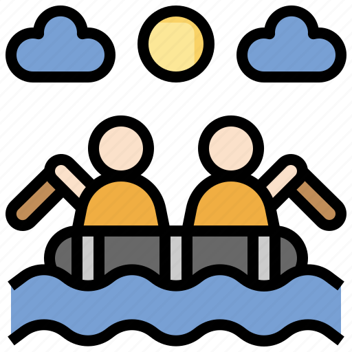 Illegal, immigration, life, raft, rafting, rubber, transportation icon - Download on Iconfinder