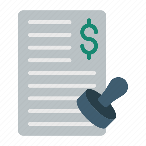 Agreement, business, contract, document, stamp icon - Download on Iconfinder