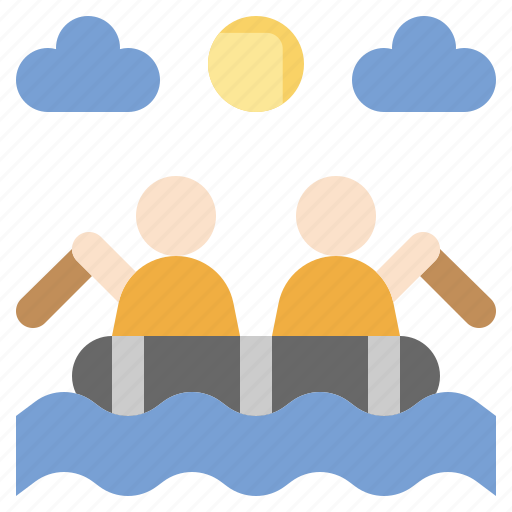 Illegal, immigration, life, raft, rafting, rubber, transportation icon - Download on Iconfinder