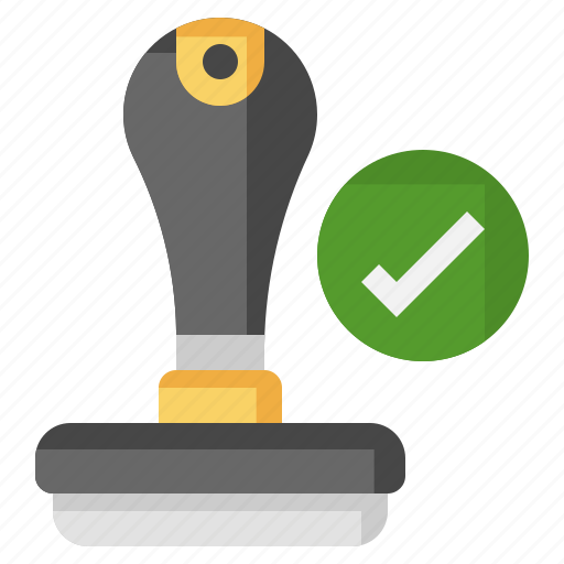 Approved, business, certified, finance, rubber, stamp, validation icon - Download on Iconfinder