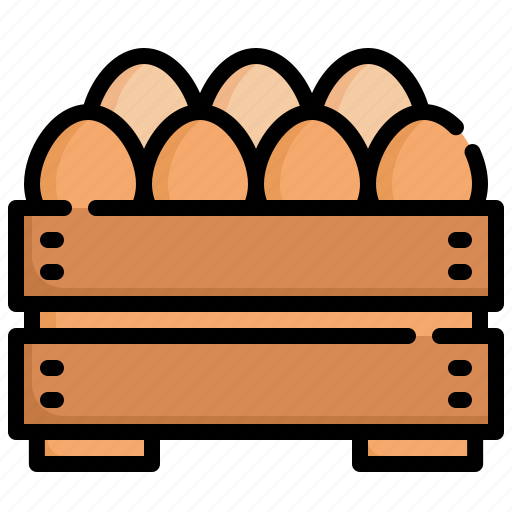 Egg, carton, dozen, hen, food, restaurant, farming icon - Download on Iconfinder