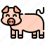 pig, pork, animal, farming, gardening, villa 