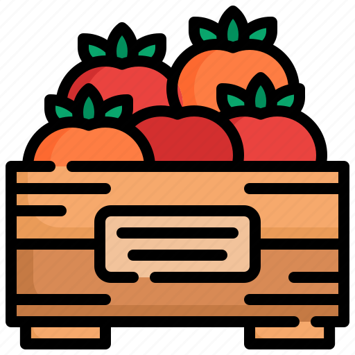 Tomatoes, farming, gardening, organic, vegan, diet icon - Download on Iconfinder