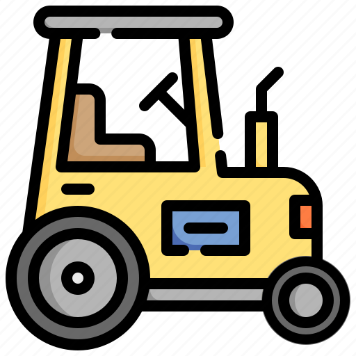 Tractor, farming, gardening, transportation icon - Download on Iconfinder