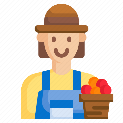 Farmer, agriculture, urban, farming, gardening, profession icon - Download on Iconfinder