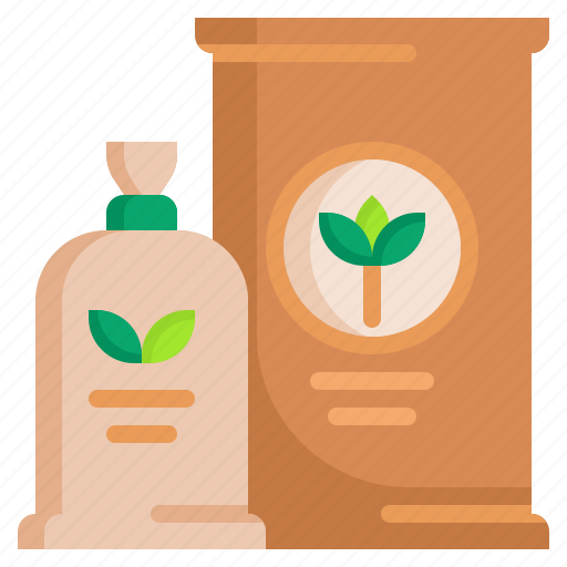 Fertilizer, seed, bag, farming, gardening, organic icon - Download on Iconfinder