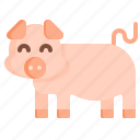 pig, pork, animal, farming, gardening, villa