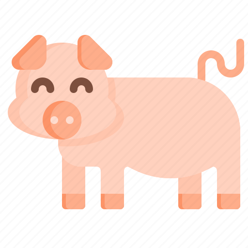 Pig, pork, animal, farming, gardening, villa icon - Download on Iconfinder