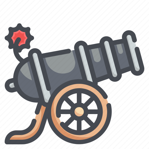 Cannon, artillery, shoot, weapons, fire icon - Download on Iconfinder