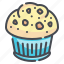 muffin, dessert, sweet, bakery, cupcake 