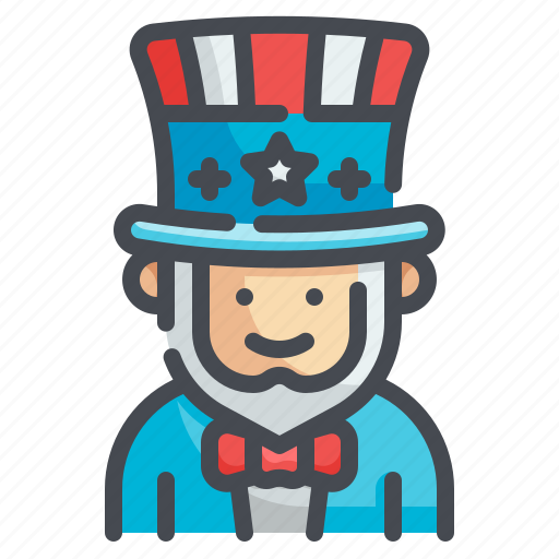 Sam, uncle, cultures, beard, avatar icon - Download on Iconfinder