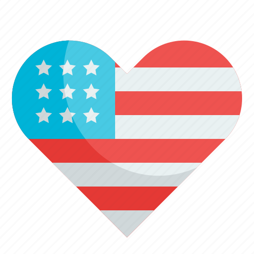Love, heart, symbol, usa, nation icon - Download on Iconfinder