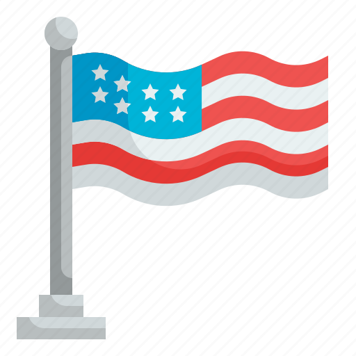 Usa, flag, country, america, nation icon - Download on Iconfinder