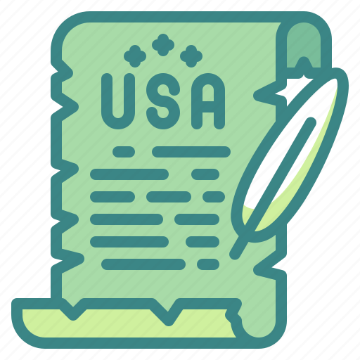 Declaration, independence, usa, quill, history icon - Download on Iconfinder